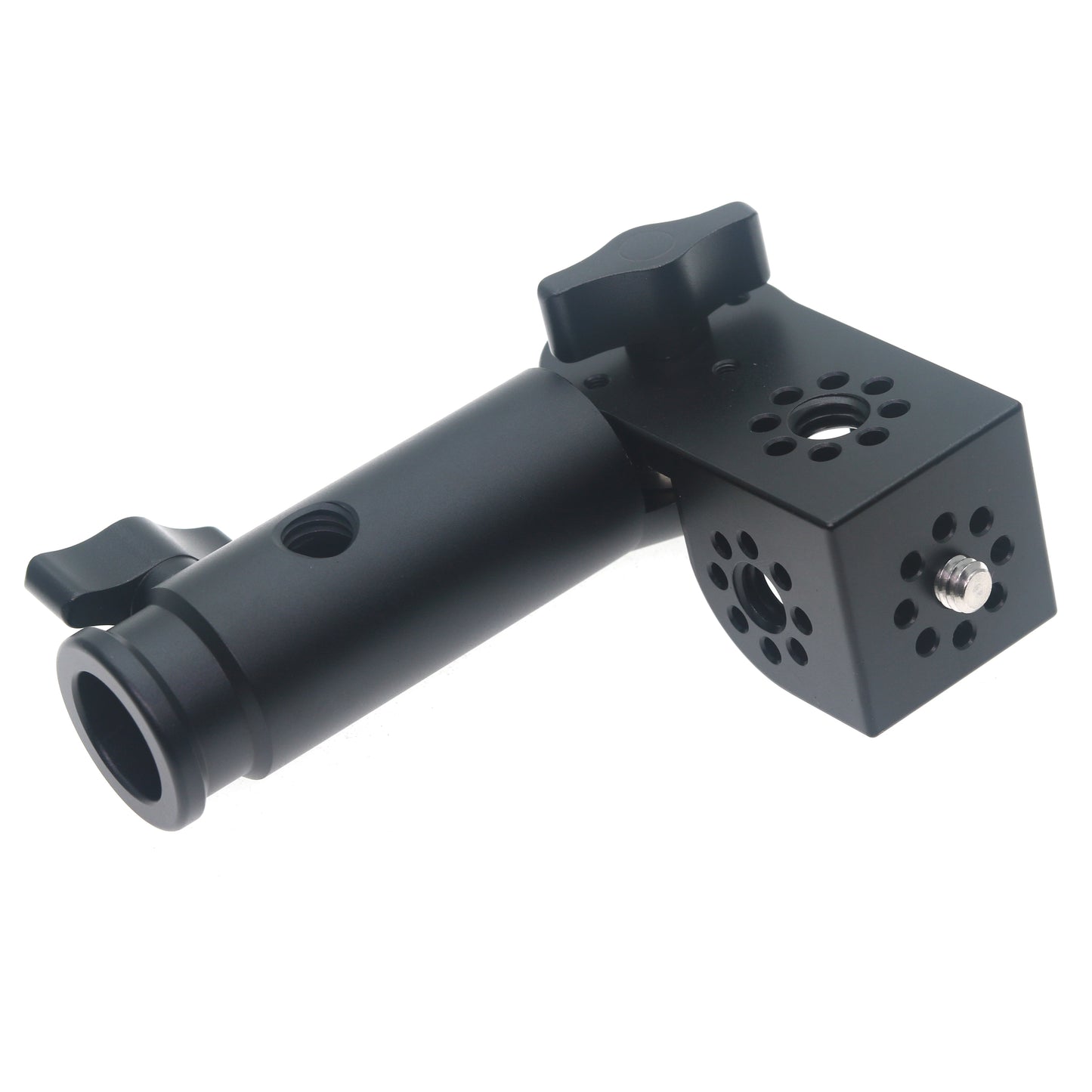 Monitor Swivel Bracket, Square 3/8" Three-Side Expansion Video Monitor Bracket for Arri Red Sony Transmission, Articulated Mount Monitor Buckle Kit