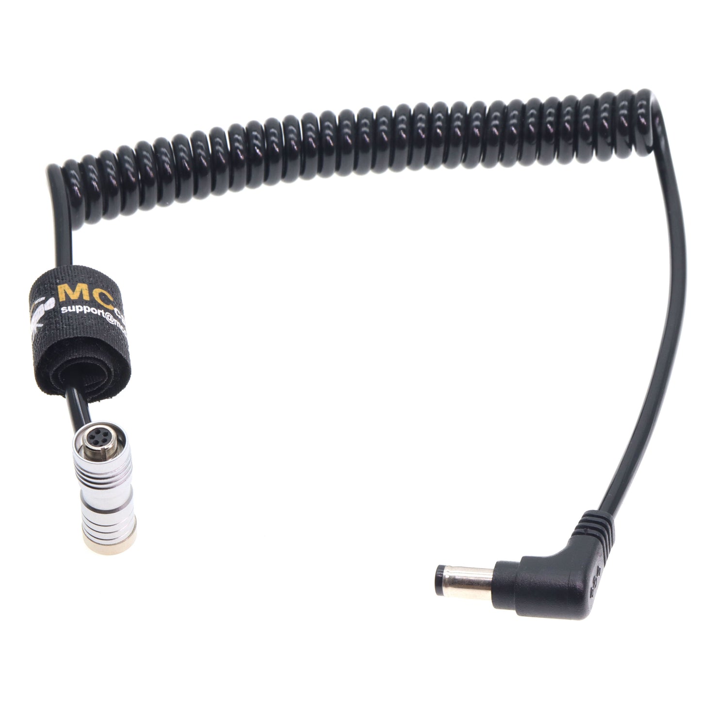5 Pin Female to DC Power Coiled Cable for Portkeys LH5H/LH5P Monitor