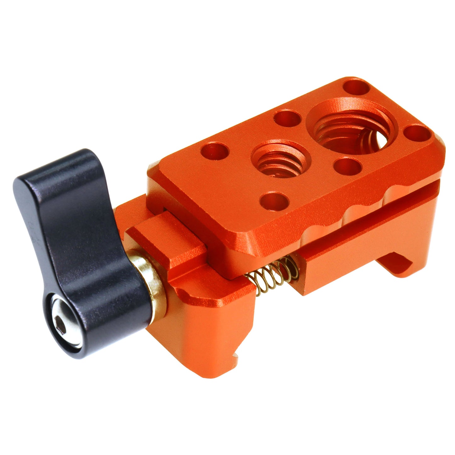 Quick Release NATO Clamp with 1/4"-20 3/8"-16 Thread for Cold Shoe Monitor Support Standard NATO-Clamp for Camera Cage Friction Arm Ballhead Monitor Mount
