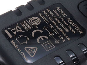 AC Power Supply Adapter for IKAN PortKeys LH5PII LH5PII LH5H LH5P Monitor, 5 Pin DC Power Cable 12V 3A
