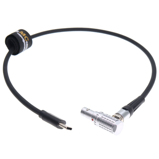 USB C Type-C to Nucleus M 7 Pin Male Power Cable for for DJI RS4 RS3 Pro RS2 Gimbal to Nucleus-M Lens Follow Focus Motor