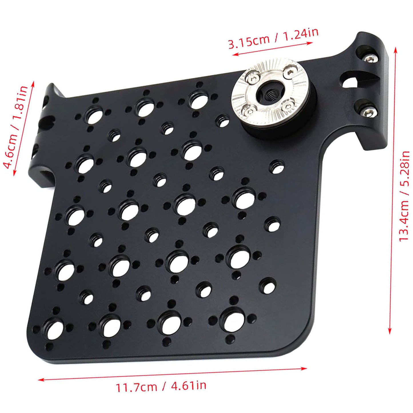 Side Panel Cheese Plate for ARRI Alexa mini miniLF ARRI Rig Expansion Side Panel Kit Cheese Plate Frame, Red Side Extension Mounting Frame kit
