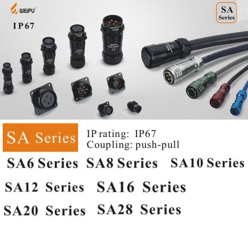 WEIPU metal & plastic connectors