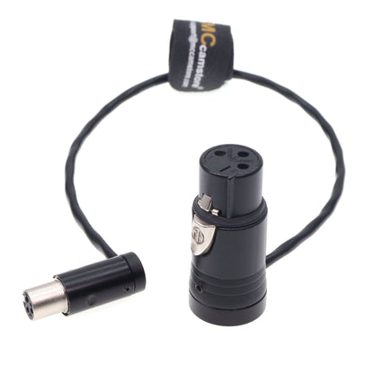 Low Profile TA3F Mini XLR 3 Pin Female to XLR 3Pin Female for Sound Devices 688 778T SCORPIO Link Lectrosonics SOMMER SOD-14 Audio Cable