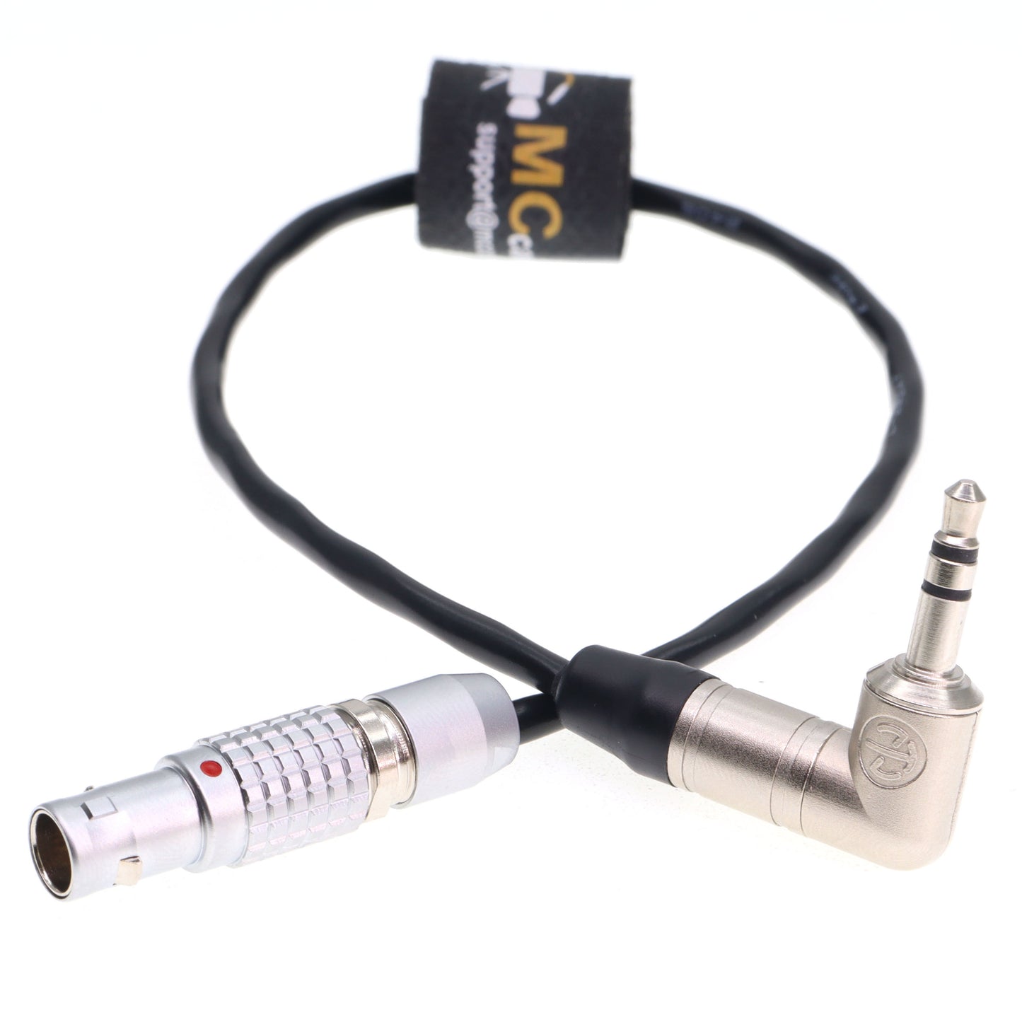 Timecode-Cable for Red Komodo Tentacle Sync 3.5mm TRS Right-Angle to EXT 9-Pin Male