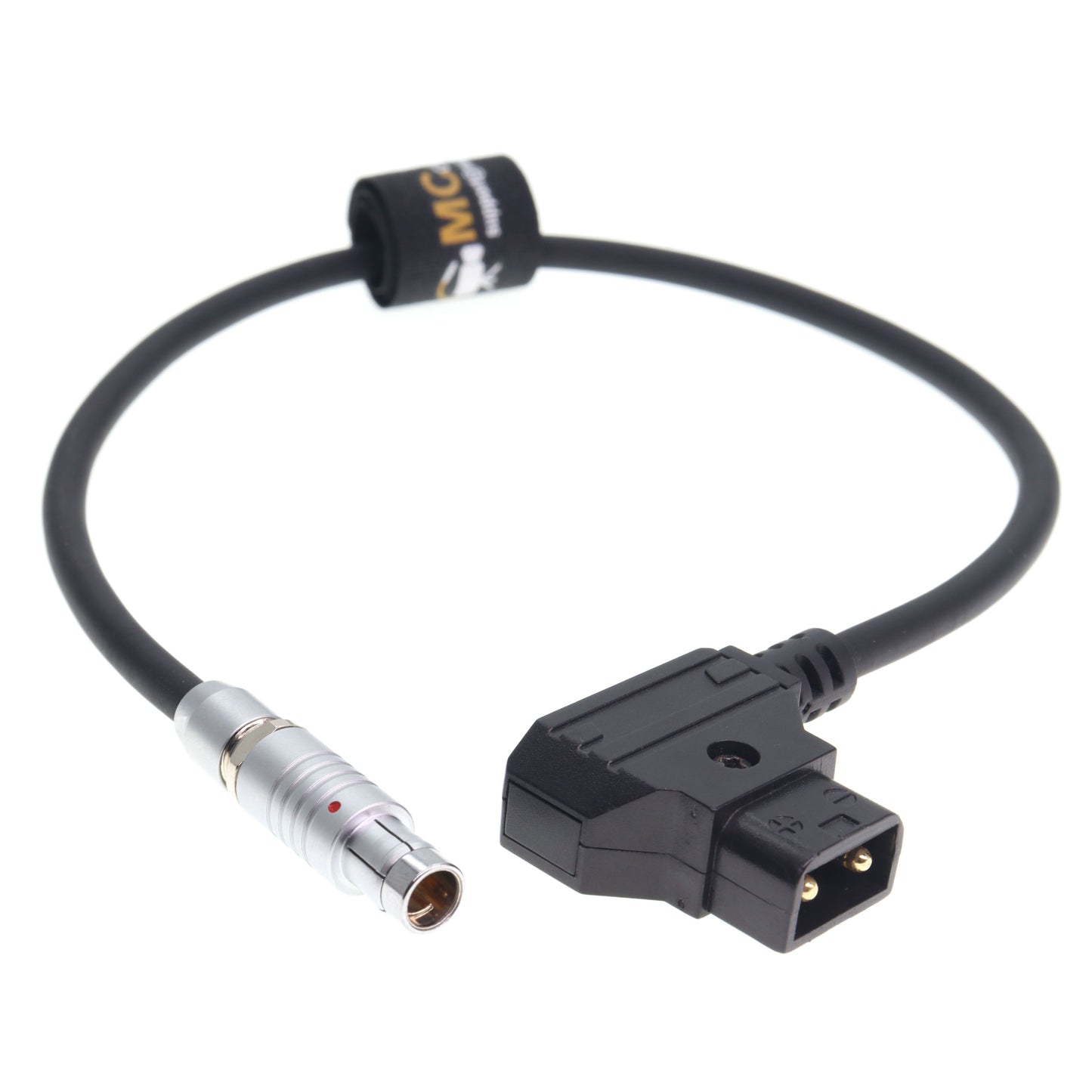 D-tap to Fischer RS 3 Pin Male Power Cable for TILTA Wireless Focus/Arri Alexa/RED/CineTape Measure Controller