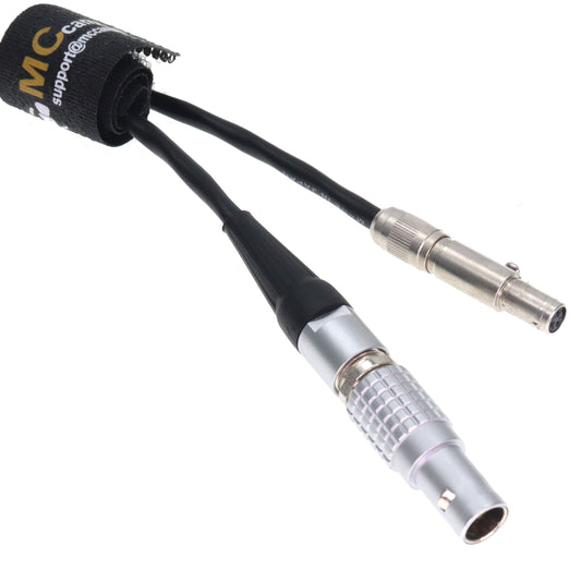 Odyssey 7/7Q/7Q+ Monitor Power Cable- Neutrik NSC3F 3pin to 0B 2 Pin ARRI Camera Monitor Power Cable