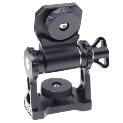 Monitor Holder Swivel and Tilt Adjustable with 3/8 1/4 Screw Field Monitor Mount for ARRI RED Sony Transmission Monitor