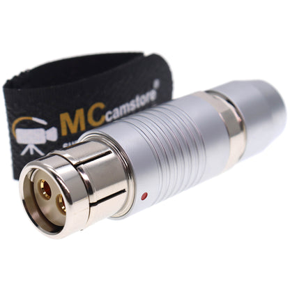 2pin Female Connector for ALEXA, ALEXA Classic, ALEXA XT, ALEXA SXT, ALEXA SXT-W, ALEXA LF, ARRICAM, ARRIFLEX