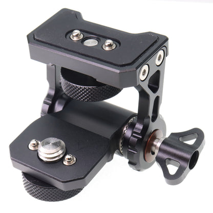 Monitor Holder Swivel and Tilt Adjustable with 3/8 1/4 Screw Field Monitor Mount for ARRI RED Sony Transmission Monitor