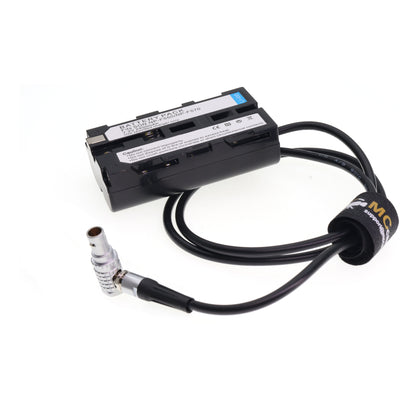 Right Angle FHG 0B 2pin to NP-F Dummy Battery DC Coupler For SONY NP-F550 NP-F960 NPF970 NP-F570