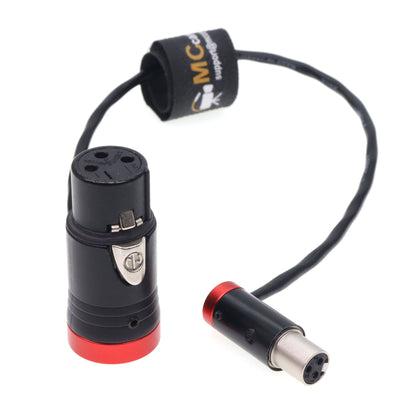 Low-Profile Ta3f 3pin Female To XLR 3pin Female SCORPIO Link Lectrosonics Use SOMMER SOD-14 Audio Cable