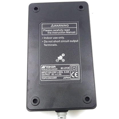 BC-27CR Battery Charger for Top-con Total Station Battery TBB-2 TBB-2R BT-52QA BT-50QA BT-G1