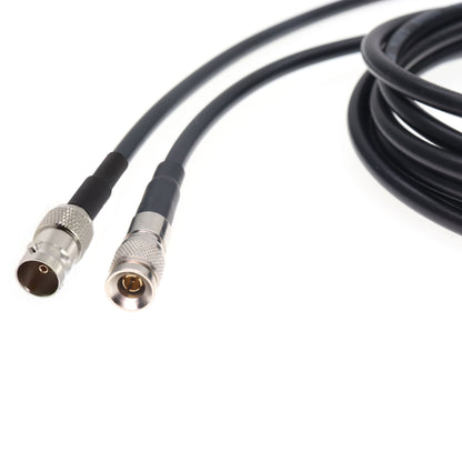 DIN1.0/2.3 MINI BNC to BNC Female HD SDI Cable for Blackmagic HyperDeck Shuttle 3G Video Recorder Camera Assist Monitor Line