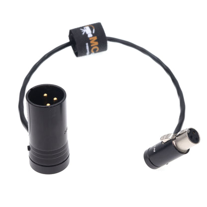 Low Profile TA3F to XLR 3 Pin Male Audio Cable for Lectrosonics Receivers