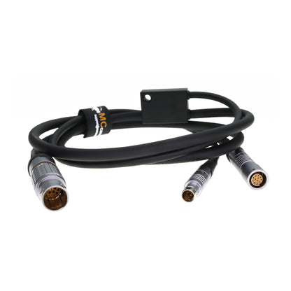 ZMU-3A - CLM/PSC 19 Pin to RS 3 Pin + 12 Pin Female Cable for ARRI K ZMU-3 CLM PSC Supply Cable