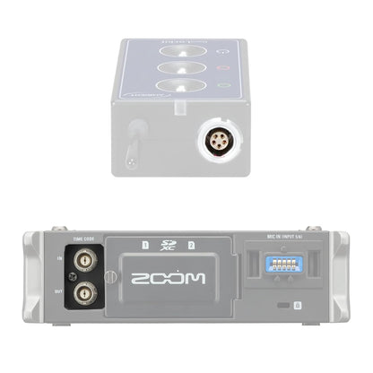 BNC Male to 0B 9 Pin Male Timecode Cable for Sound Devices Zaxcom for RED V-Raptor Komodo Camera