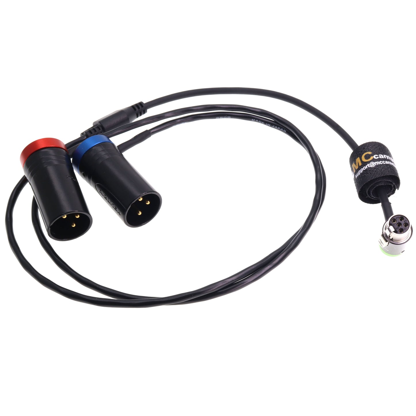 Low Profile TA5F Mini XLR 5 pin to Dual XLR 3 Pin Audio Cable for QRX Field Mixer/Recorders Sound Devices 633 664 688 788T for Zaxcom QRX200 Audio Cables