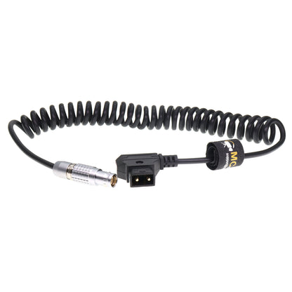 Fujifilm GFX ETERNA 55 D-Tap Power Cable Coiled 4 Pin Female