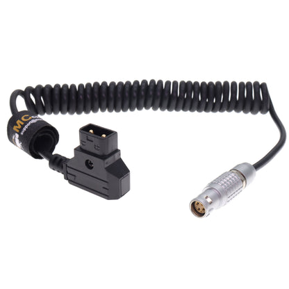 RED DSMC2 D-tap to 1B 6 Pin Female Power Coiled Cable for RED Komodo-X| V-Raptor| Scarlet| Epic| Helium| Weapon Camera, for DJI Ronin 4D