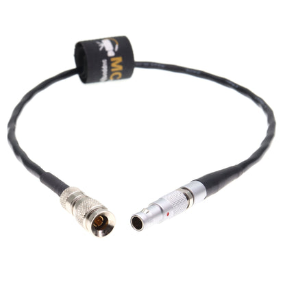UltraSync ONE DIN 1.0/2.3 to 00B 4 Pin Time Code Sync Cable for RED Epic Scarlet DSMC2 Camera