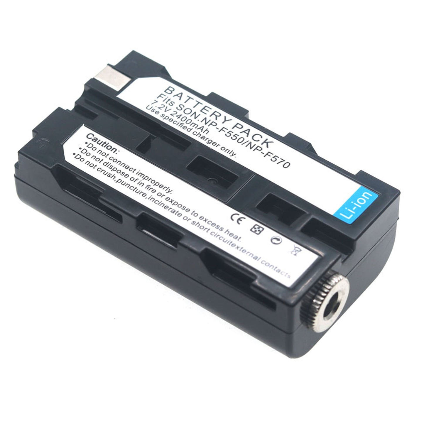 SmallHD/Atomoss/ Blackmagic Monitor Power Coiled Cable for SONY NP-F550/NP-F570/NP-F970 NP-F Dummy Battery, D-tap to DC 5.5*2.5mm power coiled cable to NP-F550