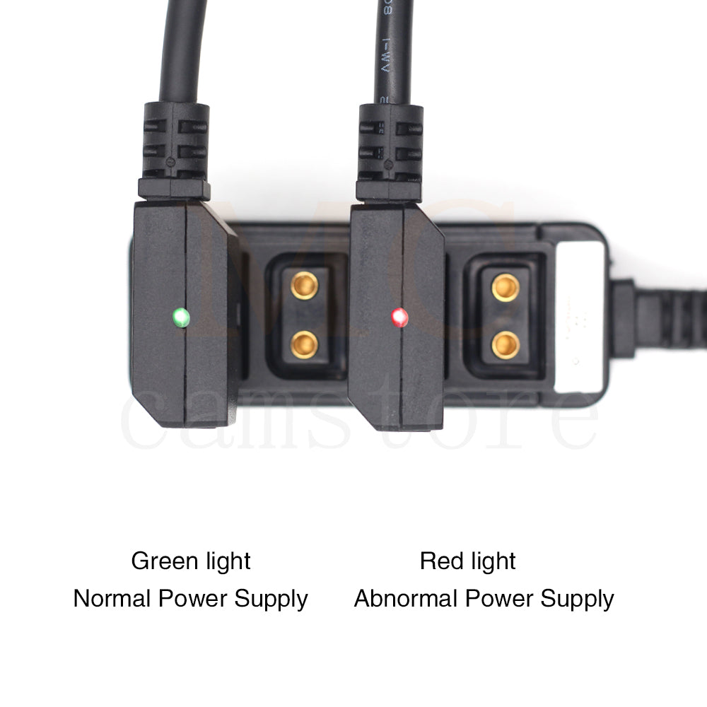 D-Tap(with PCB chip) to 4pin Power Cable for Z CAM E2 E2C E2-M4 Blackmagic Pocket Cinema Camera Power Cord