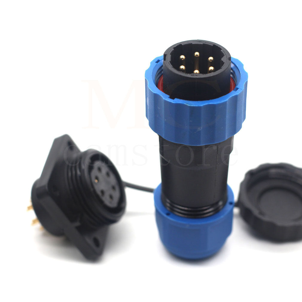 SD20 IP68 Waterproof Connector, 1 - 14 pin IP68 Aviation Power Connector