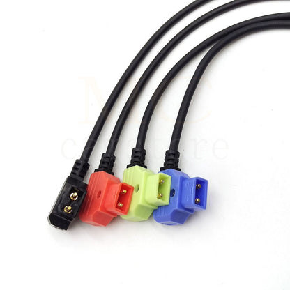 Camera power plug D-tap plug DIY Cable D-TAP male Connector with flying lead 1 meter cable
