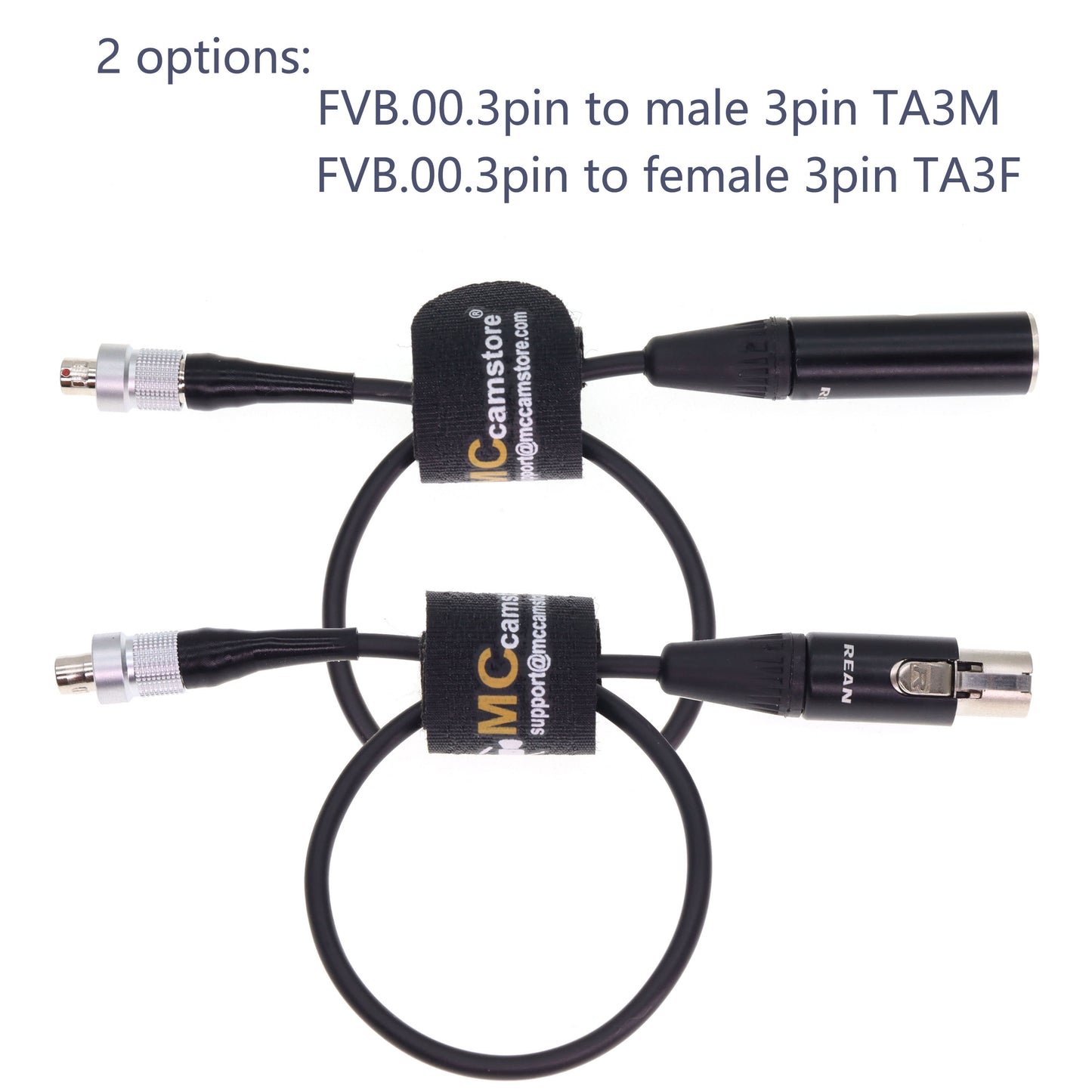 FVB.00.303 3 Pin Male to TA3F Mini XLR 3Pin Audio Cable for Zaxcom ZFR300 ZFR400 Sennheiser SK2000 Wisycom MTP40
