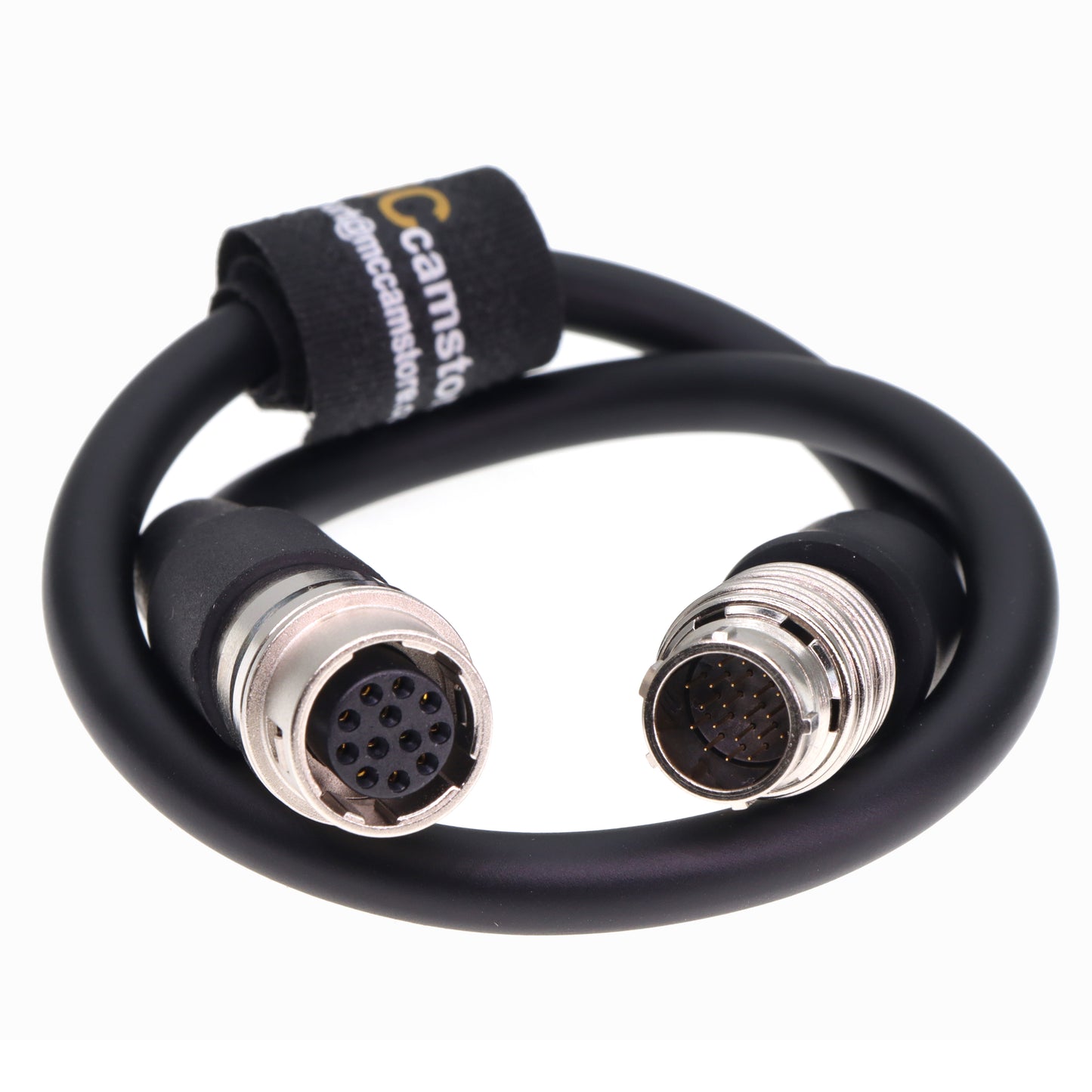 Servo Lens Zoom 20-Pin Hirose to Fujinon 12-Pin Controller Adapter Cable for Canon CN-E ZOOM FOCUS LENS