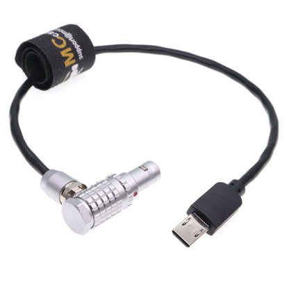 Timecode Cable 5Pin for Ambient Recording to Micro-USB for Sony FX3 and FX30 A7M3, A7M4, A7S2, A7S3, A7R3, A7R4, A7R5 Camera