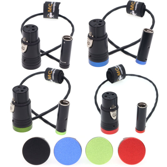 Low Profile TA3M 3PIN Male to XLR 3 Pin Female Audio Cable for Canon C70, BMPCC 4K 6K Pro Camera Video Assist
