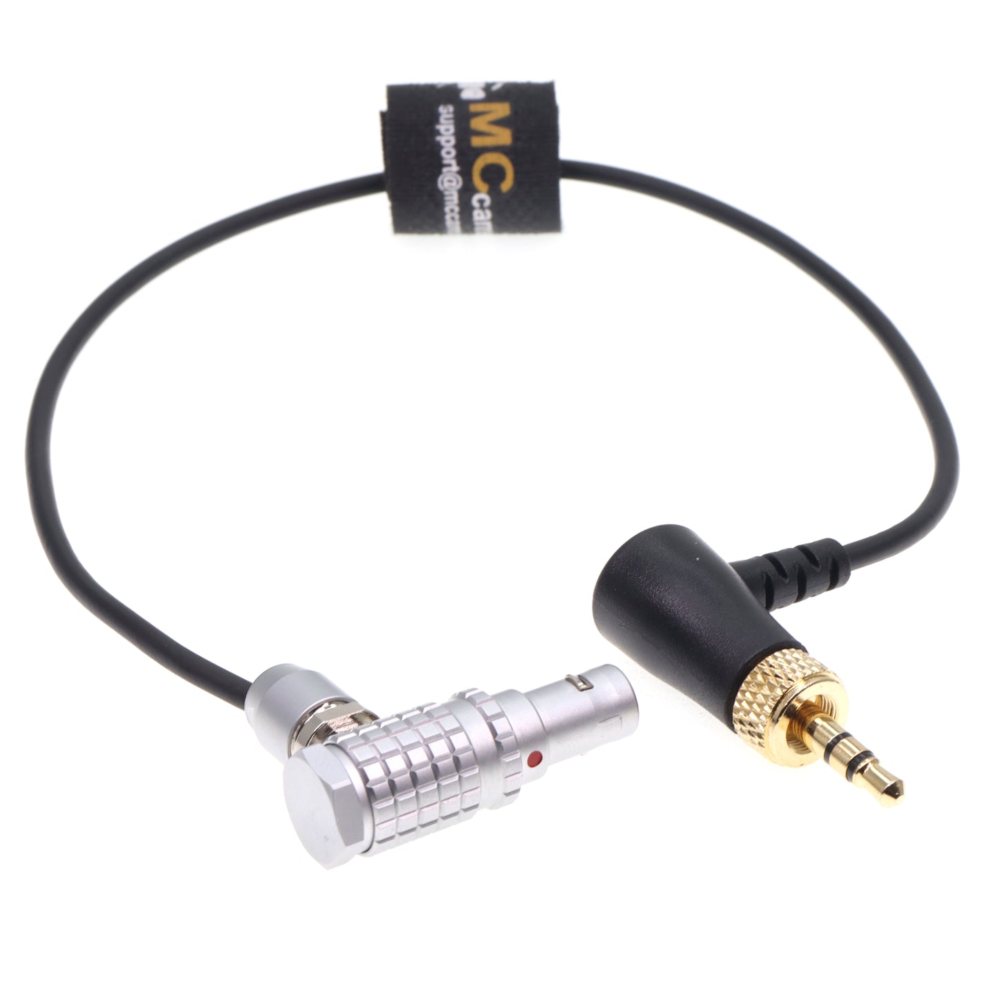 Lock 3.5 TRS Jack To FHG Angle 9 Pin Timecode Cable for Deity TC-1 for RED Komodo RED V-Raptor