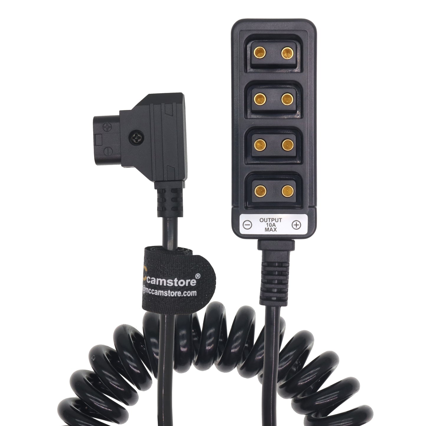 D tap to 4 Port Power Tap P-tap Strip D-tap Splitter Hub Cpmpatible for ARRI RED Teradek SmallHD V-Mount Gold-Mount Steadicam with D-Tap Output