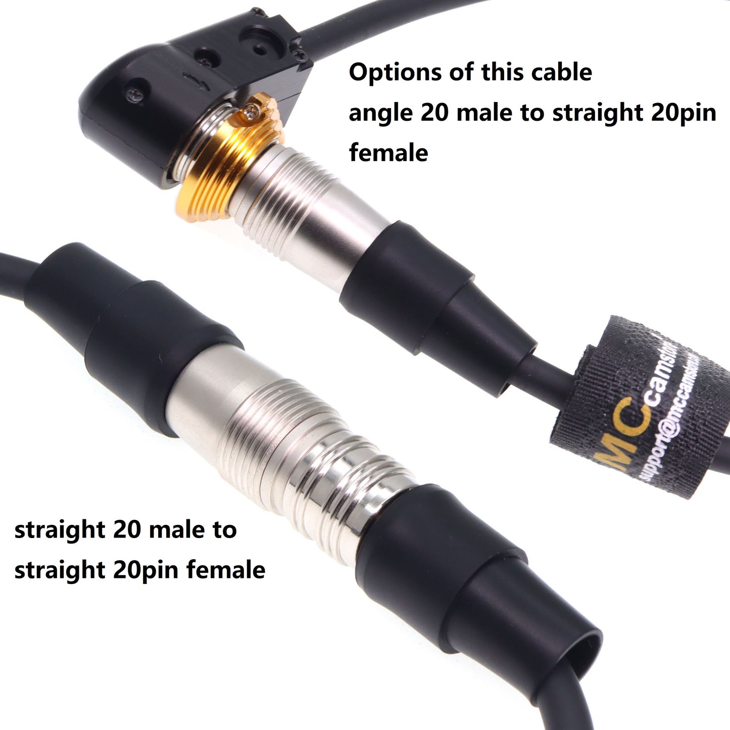 HR25A-9P-20P Hirose 20 Pin Male to Female Extension Cable for Canon Cinema CN-E 18-80 Servo Lens to ZSG-C10 FPD-400D ZSD-300D Zoom Controller