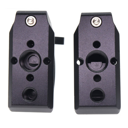 15mm 19mm Fixed Buckle Strap with 1/4" & 3/8" Screw Hole for ARRI RED Camera Wireless Focusing Guide Rail Expansion, Camera Support Adapter