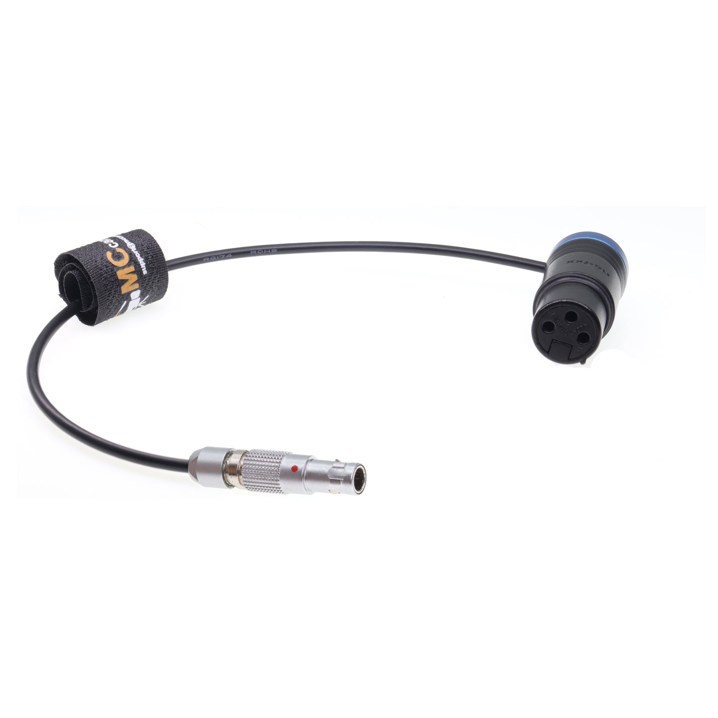 FGB 3 Pin Male to Low Profile XLR 3pin Female Audio Cable for Zaxcom TRX900 ZFR300 ZFR400