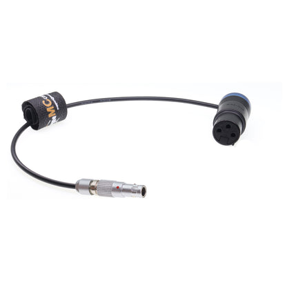 FGB 3 Pin Male to Low Profile XLR 3pin Female Audio Cable for Zaxcom TRX900 ZFR300 ZFR400