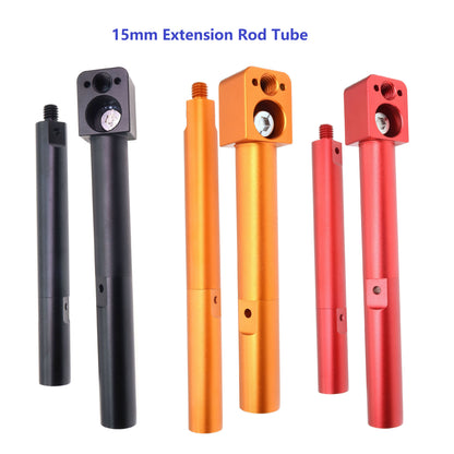 15mm Extension Rod TubeWireless Follow Focus Lens Motor Shoulder Rail Anti Twist Pole for ARRI RED Sony Camera