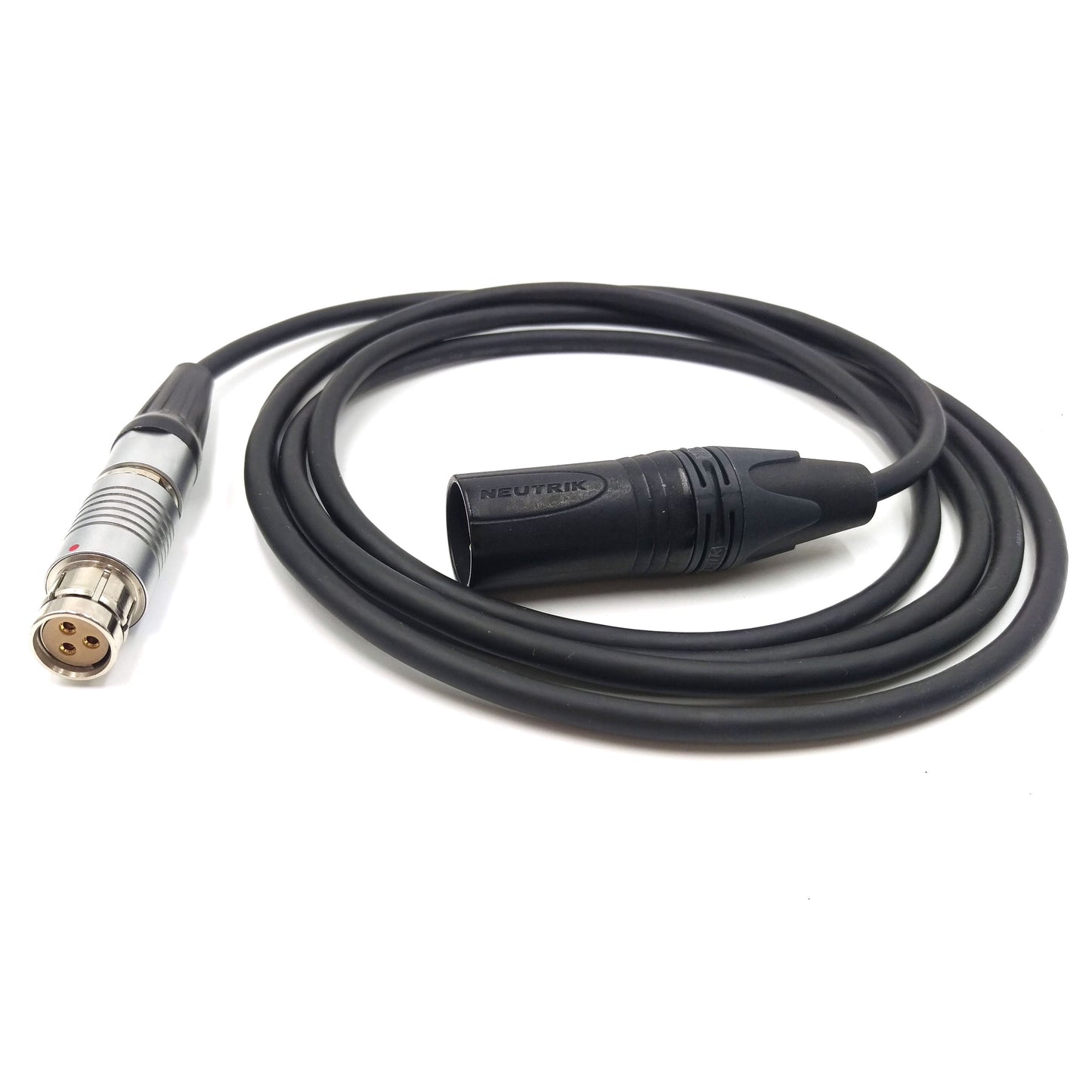 XLR 3 Pin Male to FI 3 Pin Female Power Cable for Phantom VEO High Speed Camera BACK UP DC INPUT 20 - 28V DC