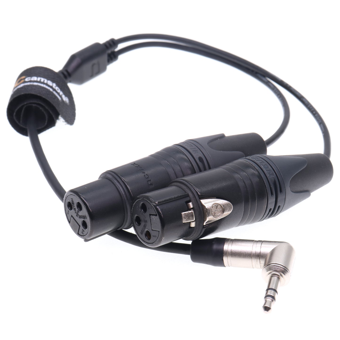 3.5mm TRS to XLR 3 Pin Two Channel Audio Cable for RØDE Wireless GO II, Sound Devices, Zoom, Tascam Recorders