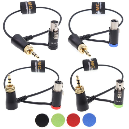 Lock 3.5 TRS to Low-Profile TA3F Audio Cable for Sennheiser EK 2000 for Sony UWP-D11 Receiver for Sound Devices Mixer Line