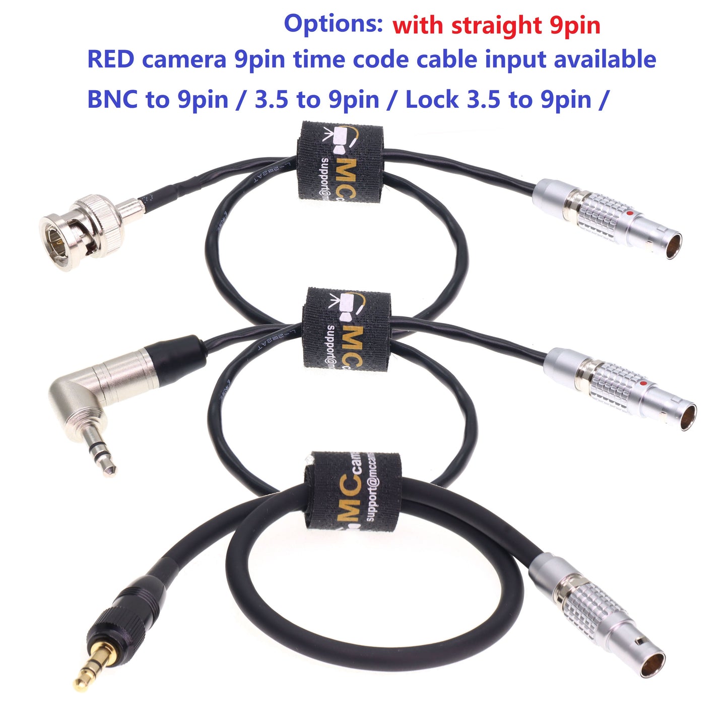 Locking 3.5mm to 9-Pin Timecode Input Cable Compatible with RED Komodo Photography Accessories for Deity C17 Sound Devices and Ambient