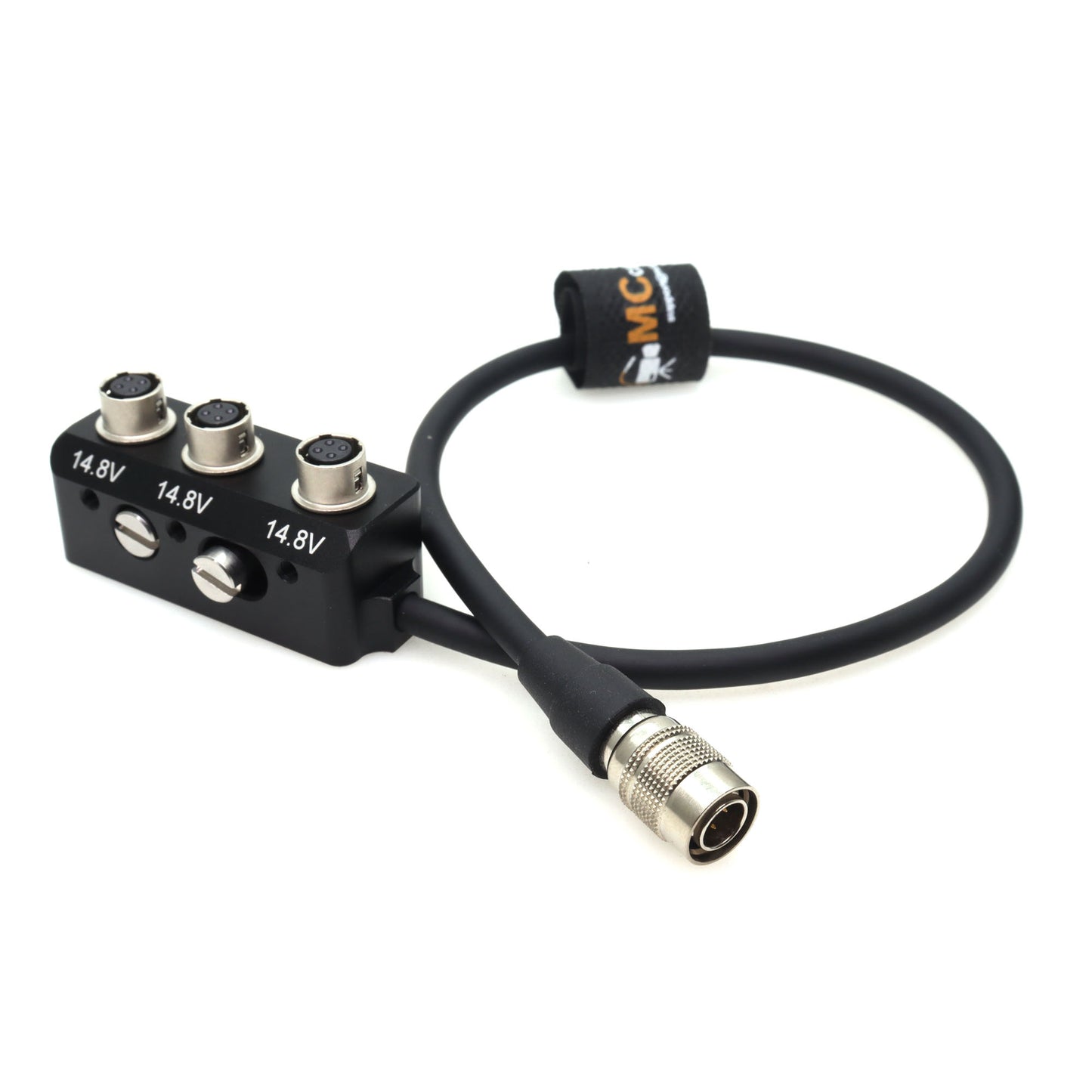 Hirose 4pin to 3 Port 4pin Female Power Supply Splitter Box for Sound Device 688 788T for Zoom F4 F8 Power Distributor