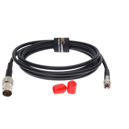 DIN1.0/2.3 MINI BNC to BNC Female HD SDI Cable for Blackmagic HyperDeck Shuttle 3G Video Recorder Camera Assist Monitor Line