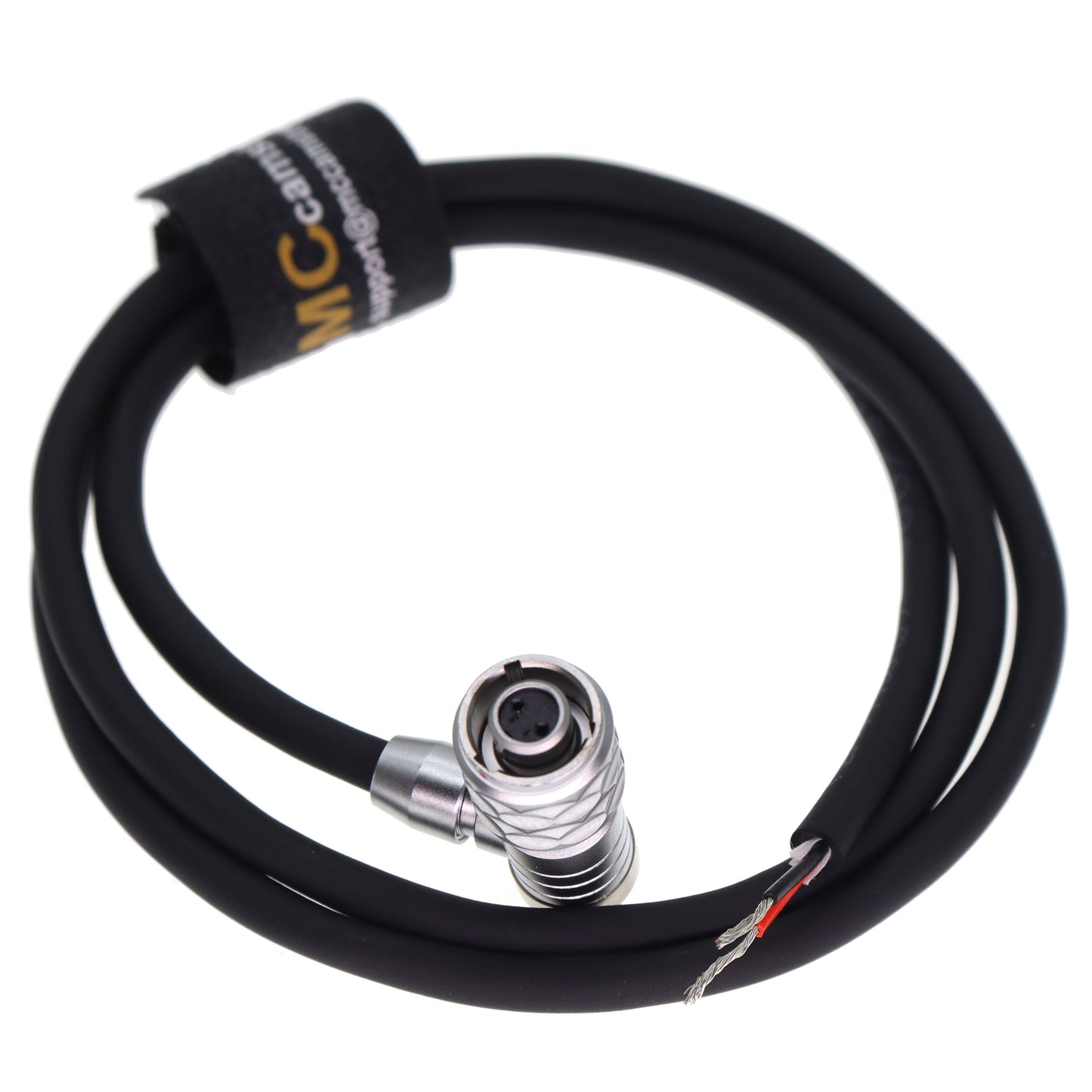 2Pin BMPCC 4K Connector DIY Cable for Black Magic with SF6 Right Angle 2Pin Female Plug for Blackmagic Pocket Cinema 4k 6K Camera Power Cable 2m