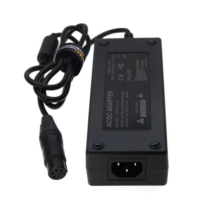 XLR 4 Pin AC Power Supply Adapter for Sony PMW F55 Venice Canon C400 C300 III C500 II C700 Blackmagic URSA VariCam Camera SmallHD 2400 16V 10A 160W