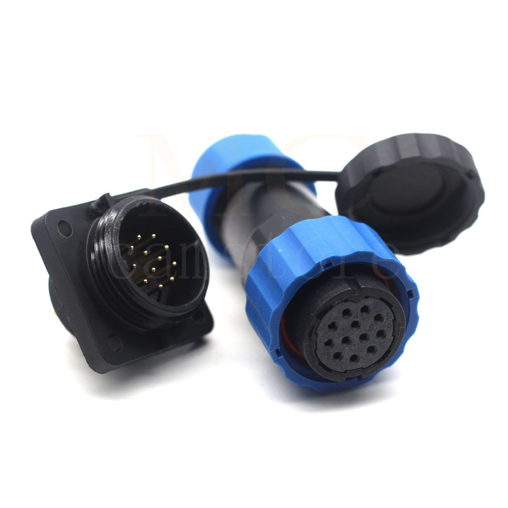 SD20 IP68 Waterproof Connector, 1 - 14 pin IP68 Aviation Power Connector