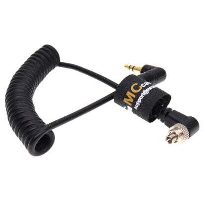 Timecode Cable for Tentacle Sync 3.5 Audio Plug to PC for Panasonic GH5S, S1H Time Code Coiled Cable